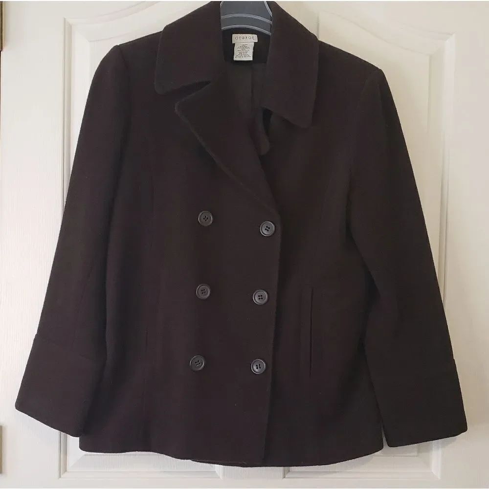 George Woolblend Coat Size Large